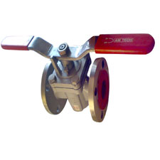 SS BODY PLUG VALVE FLANGED END WITH PTFE SEATED